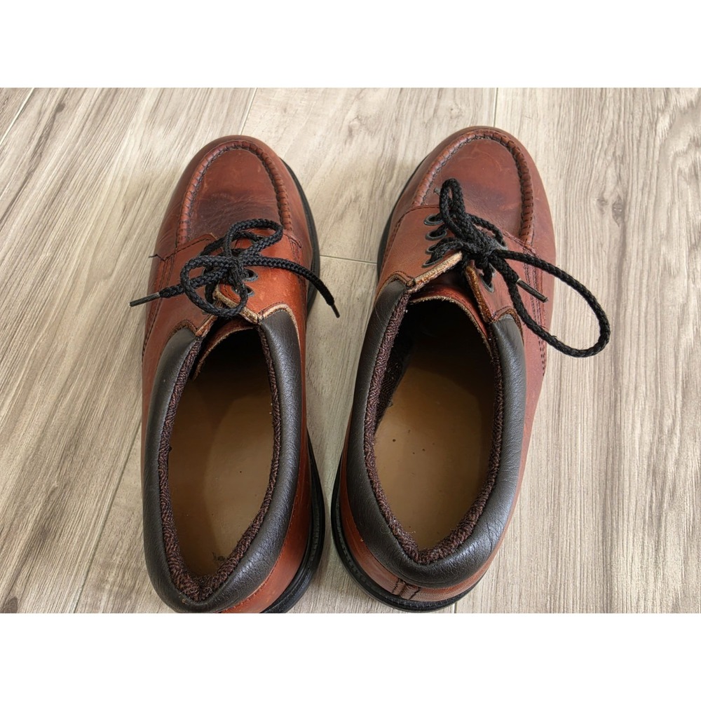 Red Wing Moc Toe Oxford Shoes Mens 10 Brown Leather - Picture 6 of 11